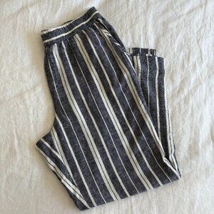 Two by Vince Camuto Striped Linen Blend Pants